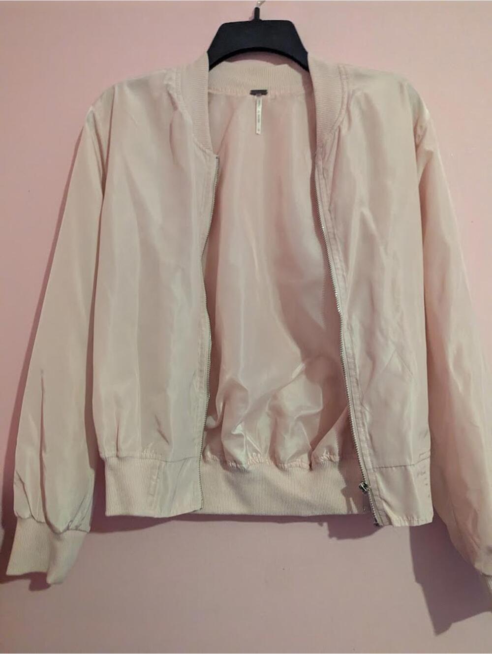 Poof! Pastel pink cute windbreaker